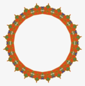 Circular Ornate Frame Clip Arts - Biểu Tượng Con Hổ, HD Png Download, Transparent PNG