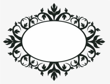 Ornamental Oval Frame Vector Clip Art - Vintage Floral Frame Oval Png, Transparent Png, Transparent PNG