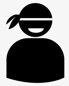 Male With Bandana Silhouette, HD Png Download, Transparent PNG