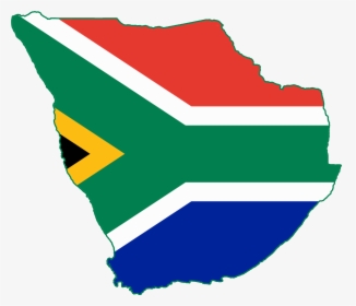 Flag Map Of Greater South Africa - South Africa Flag Map, HD Png Download, Transparent PNG