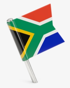 Square Flag Pin - Icon South Africa Flag Png, Transparent Png, Transparent PNG