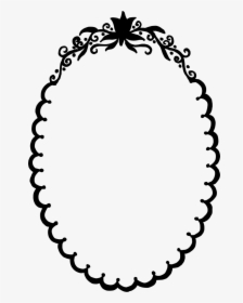 Black Oval Frame Png - Grade 3 First Day Jitters Activities, Transparent Png, Transparent PNG