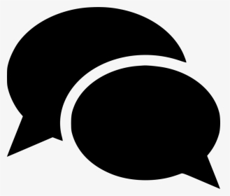 Png File Svg - Message Icon Black And White, Transparent Png, Transparent PNG