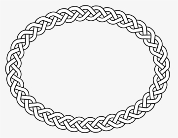 Transparent Circle Frame Vector Png - Celtic Knot Border Oval, Png Download, Transparent PNG