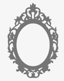 Baroque Vector Victorian Motif - Victorian Oval Frame, HD Png Download, Transparent PNG