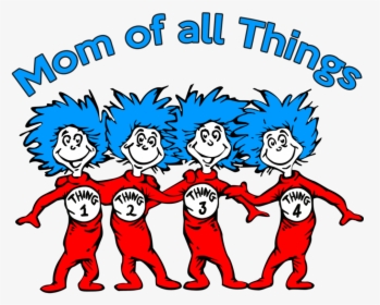 #thing1 #thing2 #seuss - Thing 1 And Thing 2 Head, HD Png Download ...