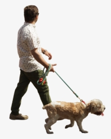Person Walking Dog Cutout, HD Png Download, Transparent PNG