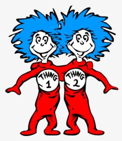 Thing 1 Thing 2 Png Clipart , Png Download - Cat In The Hat Thing 1, Transparent Png, Transparent PNG