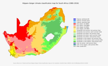 South Africa Climate Zones, HD Png Download, Transparent PNG
