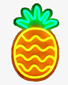 Transparent Abacaxi Png - Neon Wallpaper Pineapple, Png Download, Transparent PNG