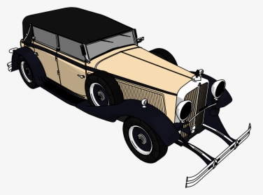 Car Clipart Model - Antique Car, HD Png Download, Transparent PNG