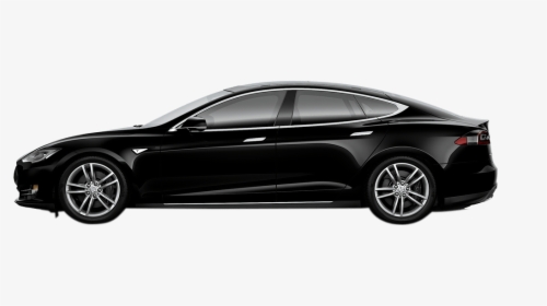Tesla Car - Black Blue Color Car, HD Png Download, Transparent PNG