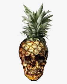 #abacaxi #caveira #engraçado - Skull Pineapple, HD Png Download, Transparent PNG