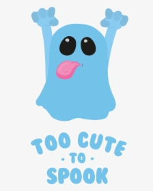 Funny And Cute Ghost Graphic For Halloween, HD Png Download, Transparent PNG