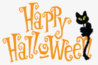 Halloween Cartoon Clip Art - Happy Halloween Clip Art, HD Png Download, Transparent PNG