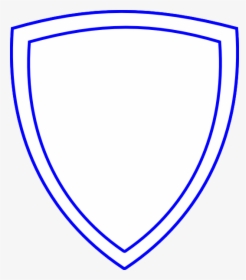 Shield White Blue Png, Transparent Png - Blue And White Shield, Png Download, Transparent PNG