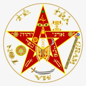 This Mystical And Esoteric Pentgram - Tetragramaton A Color, HD Png Download, Transparent PNG