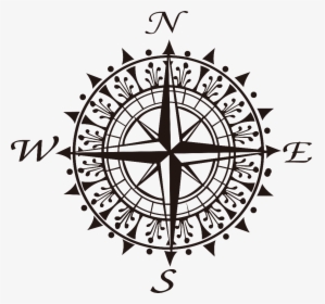 Decorações De Pentagrama Da Bússola - Bussola Nautica Adesico, HD Png Download, Transparent PNG