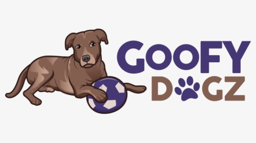 Goofy Dogz Logo With A Cute Brown Dog Playing With - Companion Dog, HD Png Download, Transparent PNG