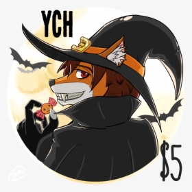 Ych Halloween Moon Portrait - Cartoon, HD Png Download, Transparent PNG