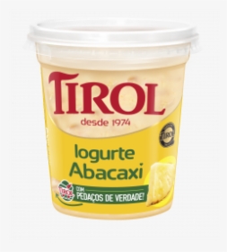 Iogurte Abacaxi Com Pedaços De Fruta - Iogurte Tirol Kon Frutas, HD Png Download, Transparent PNG