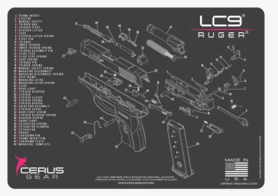 Ruger Lc9s Trigger Sear Spring, HD Png Download, Transparent PNG