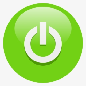 Brand,trademark,symbol - Green Power Button Icon, HD Png Download, Transparent PNG