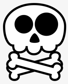 Skull And Crossbones Cute, HD Png Download, Transparent PNG