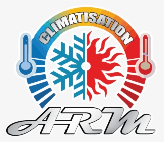 Climatisation A - R - M - - Heating And Cooling Symbol - Ac And Heating Logo, HD Png Download, Transparent PNG