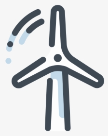 Wind Turbine Png Icon - Wind Turbine Icon Png, Transparent Png, Transparent PNG