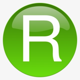 Green R Svg Clip Arts - R In Green Circle, HD Png Download, Transparent PNG