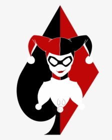 Joker Vector Minimal - Cartoon Harley Quinn Drawing, HD Png Download, Transparent PNG