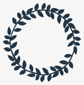Baseball Circle Cdr Clip Art - Circle Leaf Wreath Clipart, HD Png Download, Transparent PNG