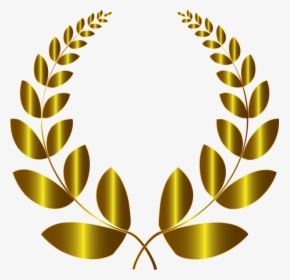 Wheat Wreath Vector - Gold Laurel Wreath No Background, HD Png Download, Transparent PNG