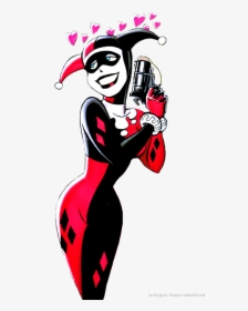 Classic Harley Quinn Cartoon, HD Png Download, Transparent PNG