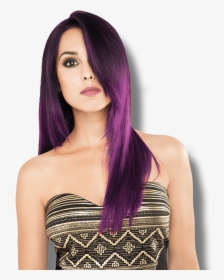 Gk Hair Color Violet, HD Png Download, Transparent PNG