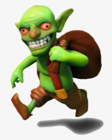 Goblin Clash Png - Clash Of Clans Old Goblin, Transparent Png, Transparent PNG