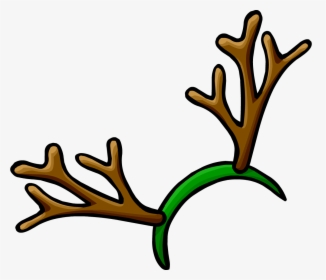 Clip Art Antlers Clipart Freeuse - Christmas Deer Horns Png, Transparent Png, Transparent PNG