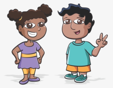 Transparent Children Reading Png - Cartoon, Png Download, Transparent PNG