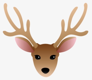 Deer Horn Cliparts - Reindeer Antlers Clipart, HD Png Download, Transparent PNG