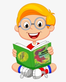 Illustrator Of Children Png And Clipart - Read A Book Clipart, Transparent Png, Transparent PNG
