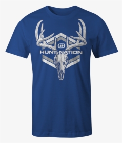 Hunt Nation Deer Skull Short Sleeve Shirt   Class Lazyload, HD Png Download, Transparent PNG