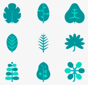 Tropical Leaves - Tropical Leaves Png Icon, Transparent Png, Transparent PNG