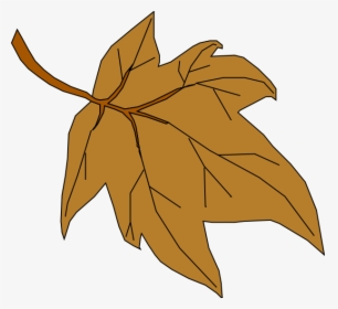 Brown Fall Leaves Clipart, HD Png Download, Transparent PNG