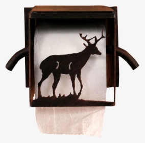 Iron Deer Toilet Paper Box - Toilet Roll Holder, HD Png Download, Transparent PNG