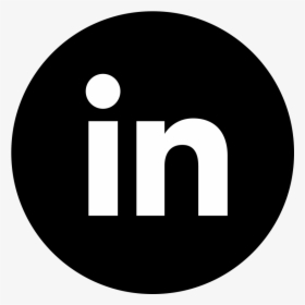 Linkedin Black Icon Png Image Free Download Searchpng - Icon Social Media Linkedin Png, Transparent Png, Transparent PNG