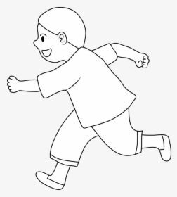 Run Clipart Black And White, HD Png Download, Transparent PNG