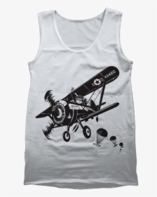 Men S Drop Joints Not Bombs Fighter Plane Tank Top - Light Aircraft, HD Png Download, Transparent PNG