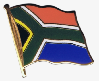 South Africa Flag Pin, Badge - Mexican Flag Drawing Easy, HD Png Download, Transparent PNG