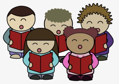 Reading Clipart - People Singing Clipart, HD Png Download, Transparent PNG